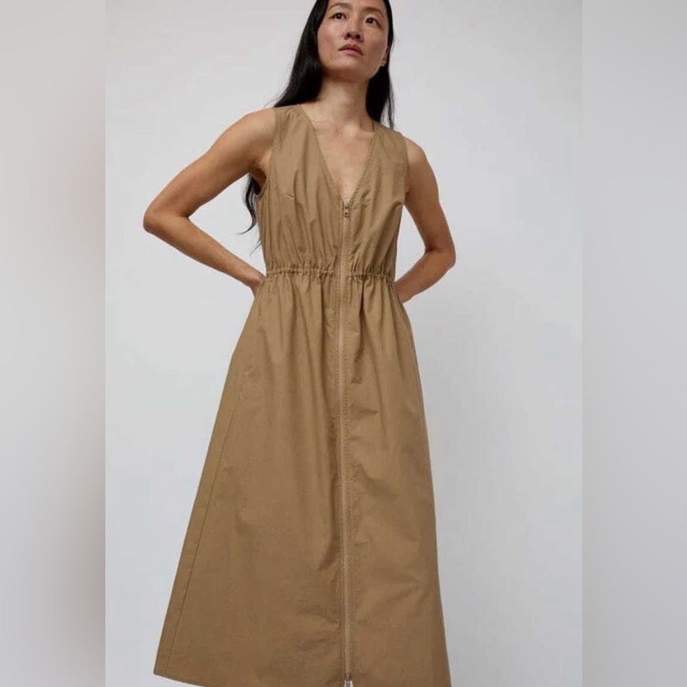 No. 6 Tan Mercer Midi Dress New with Tags
